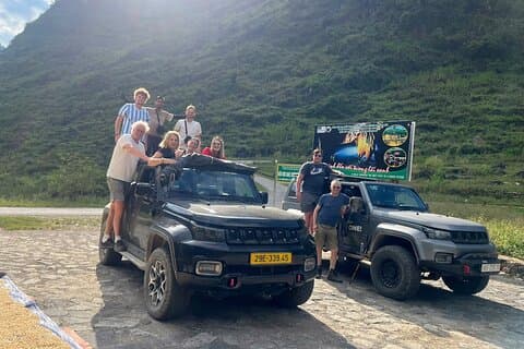 Ha Giang Jeep 4 Days 3 Night New Model Open Air Jeep