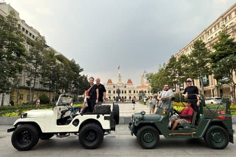 Saigon Discovery by US Army Jeep: Day History & Night Street Food