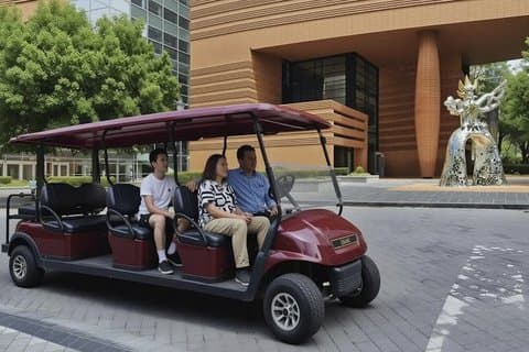 Charlotte Guided City Open Air Sightseeing Golf Cart Tour