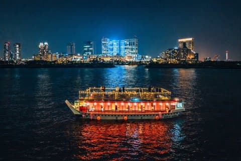Tokyo Cruise：Spring Yakatabune Cherry Blossom-Themed Show,Drinks