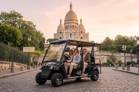 Private Golf Cart Experience in Montmartre Hidden Gems