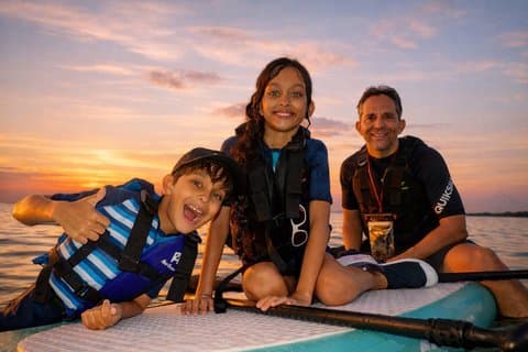 Miyako island: Relaxing Sunrise or Sunset SUP tour (English tour)