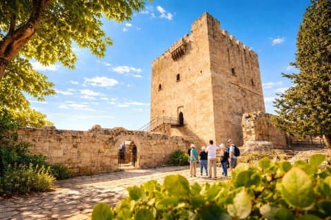 From Paphos: Guided Tour of Limassol, Kourion & Kolossi Castle