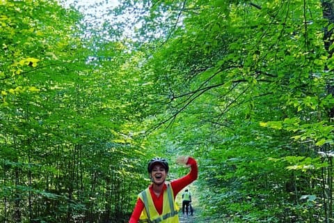 Nature Bike Tour: Biking Adventure Along The NH Greenway Rail