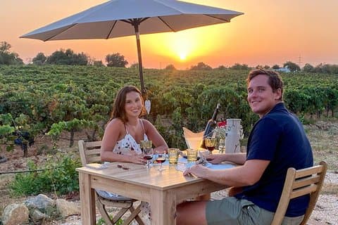 Algarve Vineyard Sunset Dinner for Two with Cataplana & Wine