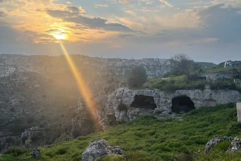 Murgia Materana prehistoric caves and panoramic views of the Sassi