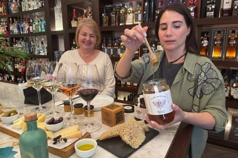 Athens Olive oil Honey and Wine Tasting with Snacks Experience