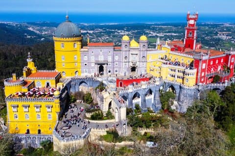 Sintra Tour with Pena Palace and Regaleira All Tickets Included