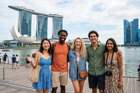 Singapore Highlights Walking Tour: River, Merlion & Marina Bay