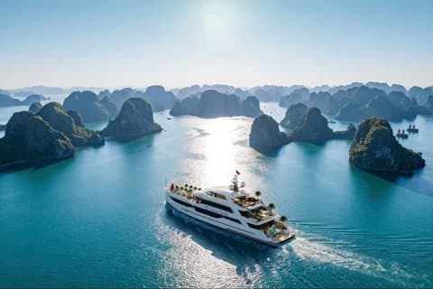Ultimate Catherine Luxury Ha Long Bay Day Cruise from Hanoi