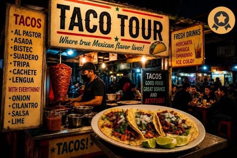 Taco Night Private Food Tour in Mexico City