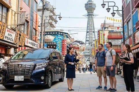 Osaka 8 hr Tour with Licensed Guide and Vehicle from Kobe