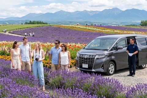 Furano Biei Tour Sapporo DEP: English Speaking Driver, No Guide