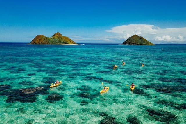 Island Hop! Mokulua Guided Kayak & Snorkel, Kailua Oahu