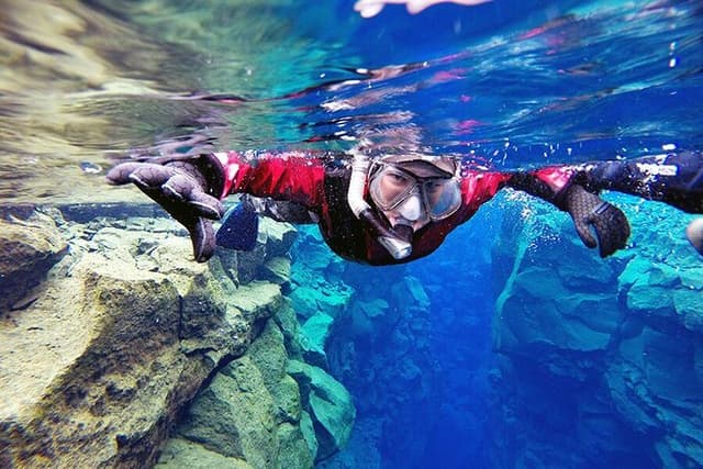 Silfra Drysuit Snorkeling with Free Photos - Meet on Location