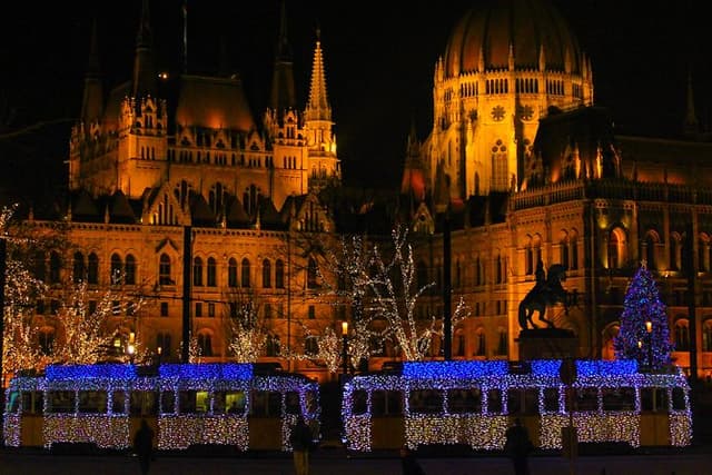 Budapest Christmas Walking Tour & Entry to St Stephen's Basilica