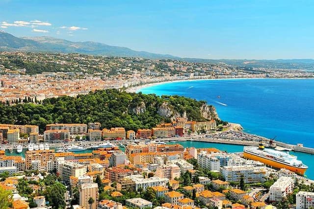 Capital city of the French Riviera Nice and the wine tour