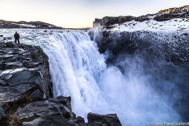 Dettifoss Waterfall - Europes most powerful waterfall