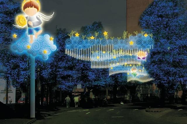 Combo: Zip lines Adventure and Christmas Lights Tour of Medellin