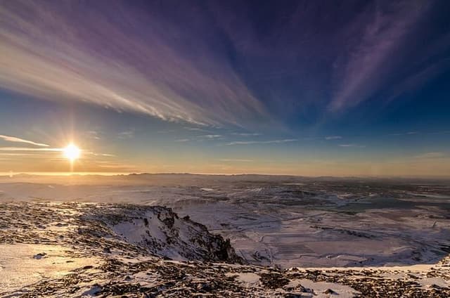 Helicopter Tour with Mountain Summit Landing from Reykjavik