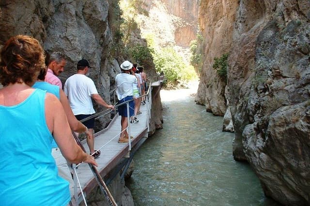 Saklikent Canyon and Gizlikent Waterfall from Kalkan Kas