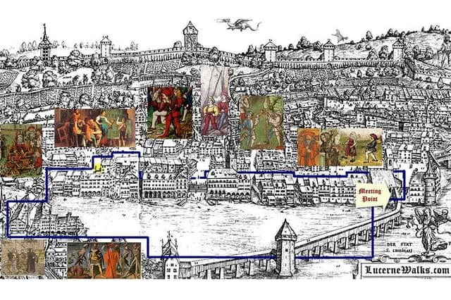 1.5-Hour Small-Group Nightwatchman Walk in Medieval Lucerne