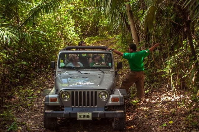 Jungle Jeep Adventure from Belize City