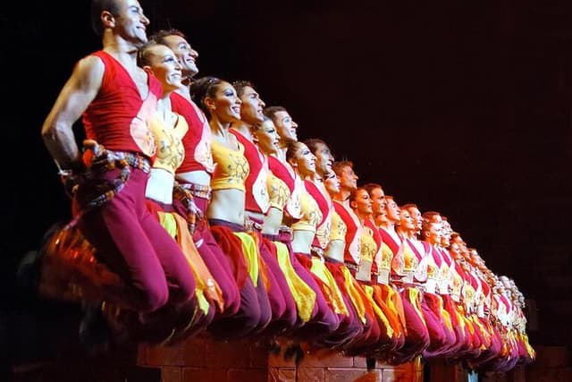 Fire of Anatolia Show at Ancient Aspendos Arena from Side