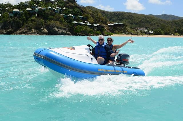 Antigua Reef Riders Self-Drive Boat and Snorkeling Tour