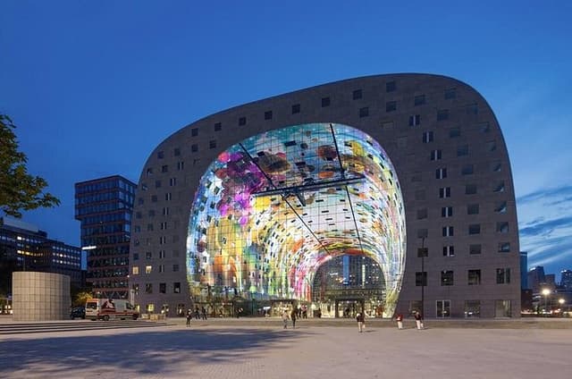 Private tour: Markthal, Cube houses and Rooftop Het Witte Huis