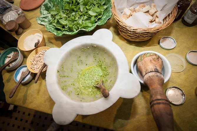 Authentic Pesto Making Experience: Levanto & La Spezia