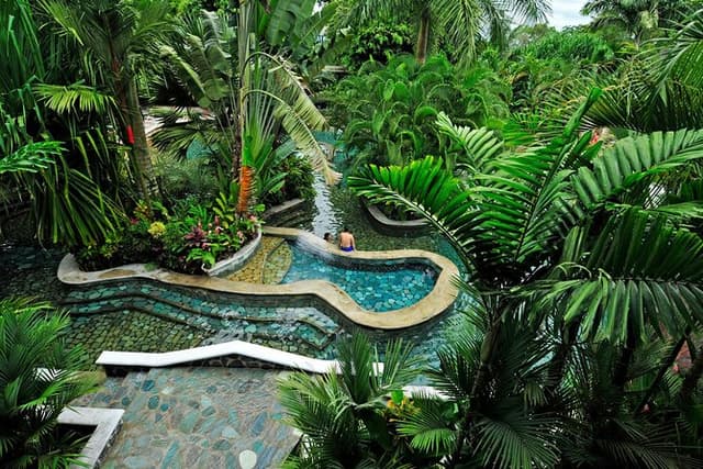 Arenal Volcano and Thermal Hot Springs from San Jose