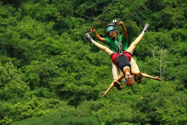 River Park Zipline Tour and Mule Ride