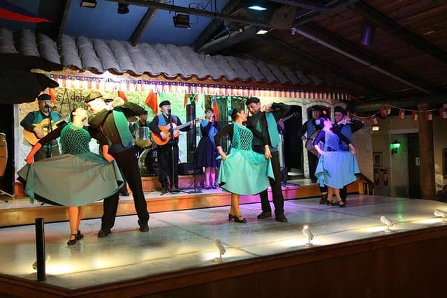 Private Tour: Santiago at Night with Dinner and Show