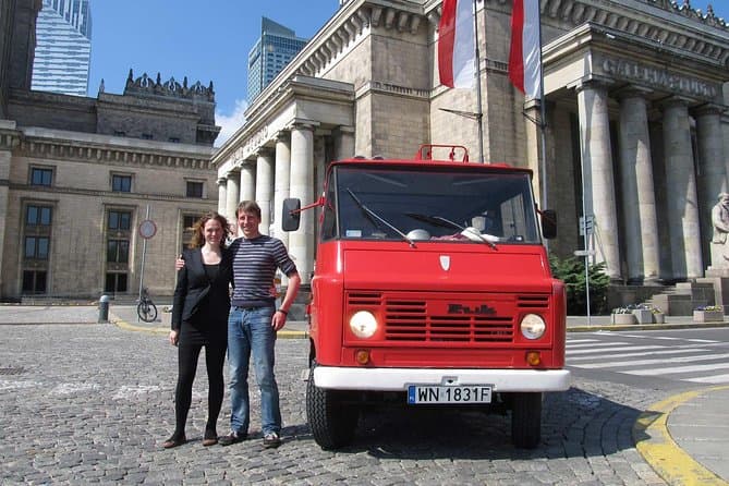 Vintage Charm: Private Retro Fiat Tour of Historic Warsaw