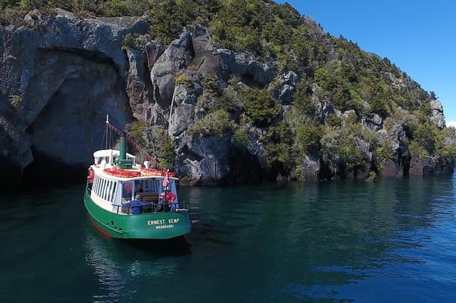 Lake Taupō Māori Rock Carvings Scenic Cruise aboard Ernest Kemp