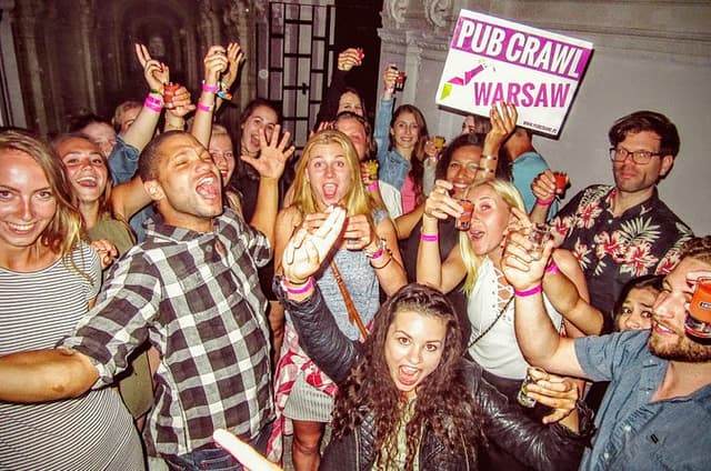 Warsaw Pub Crawl Bars, Nightclub Entry, Free Shots and Games