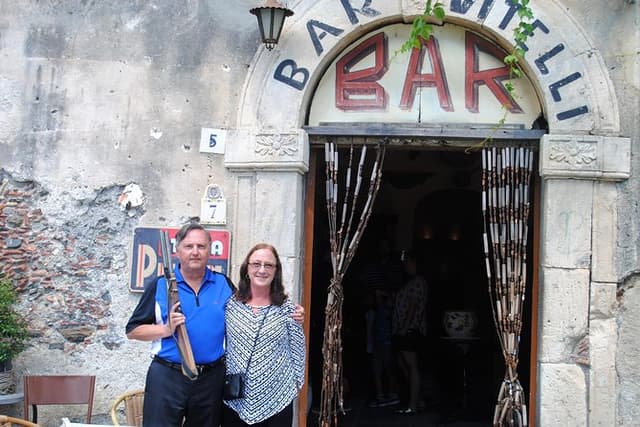 From Catania: Private/Guided Godfather with Appetizer and Pasta