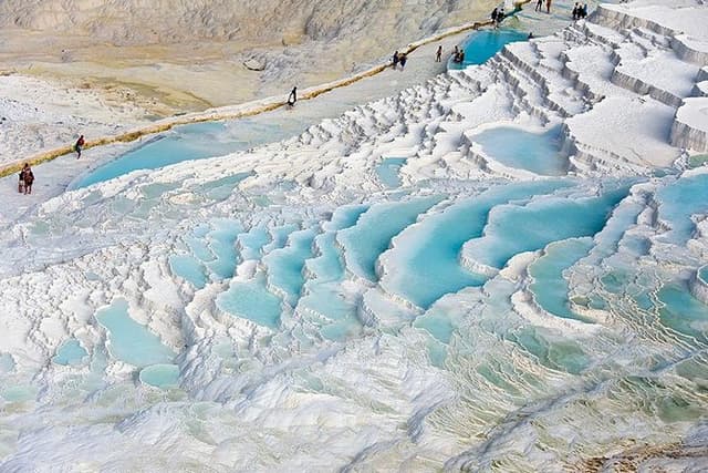 Pamukkale Hierapolis and Cleopatra's Pool Tour with lunch from Antalya