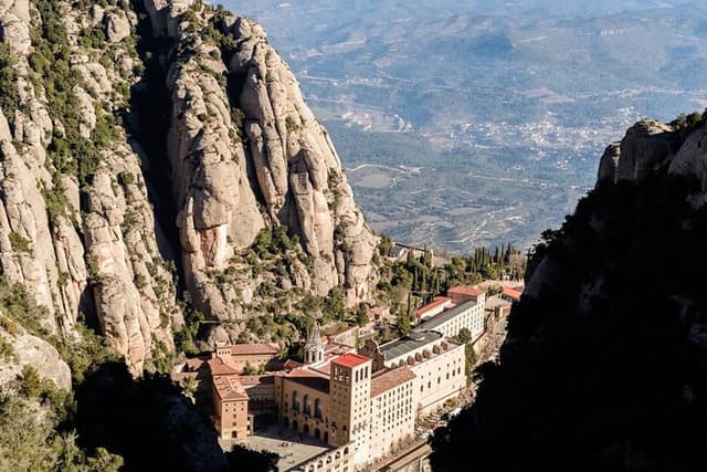 Montserrat Lunch & Wine at Farmhouse Small Group from Barcelona