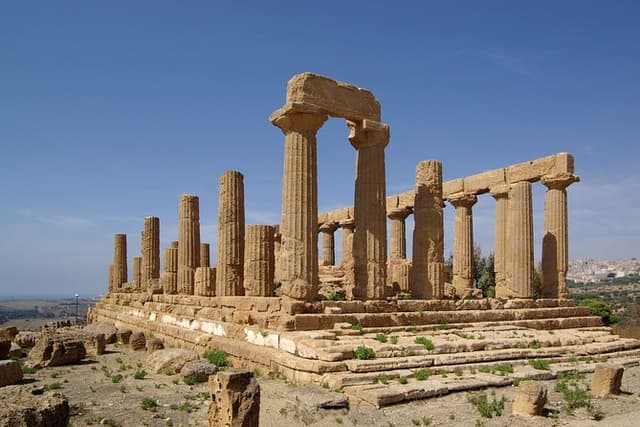 Villa Romana Del Casale in Piazza Armerina and Valley Of Temples in Agrigento
