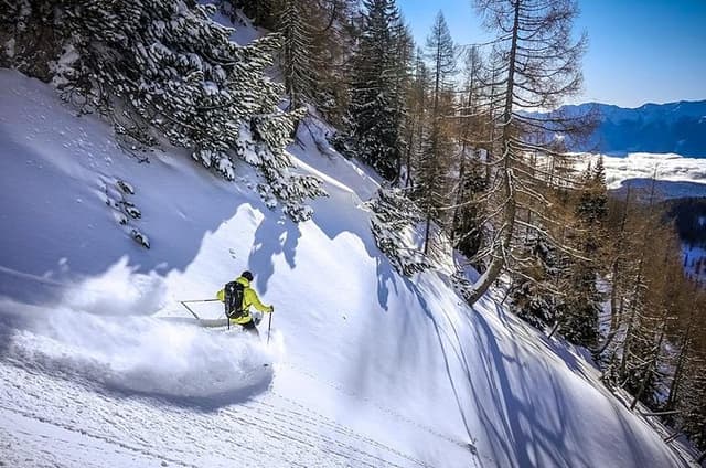 Ski touring in Julian alps