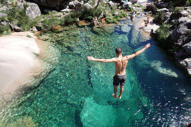 From Porto: Waterfall, Lagoon, Old Village in Gerês National Park