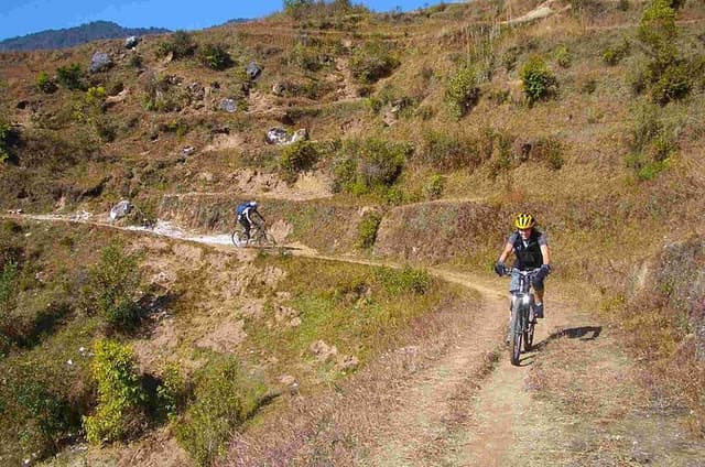 1 Day Valley Rim Biking Tour in Kathmandu