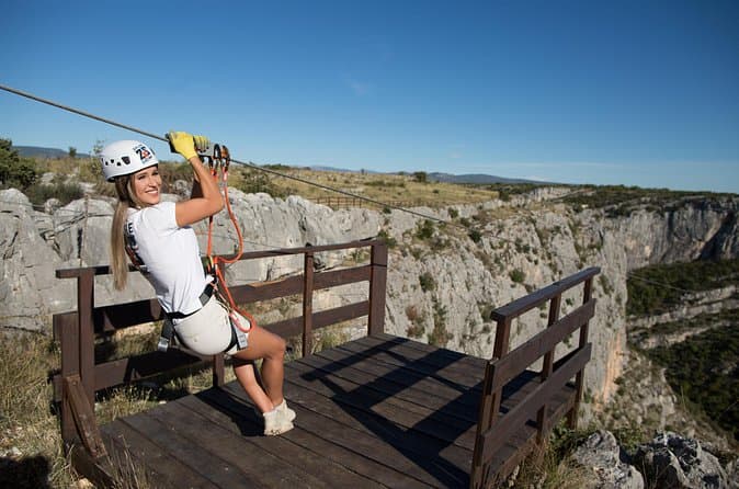 Krka Zipline Adventures in Šibenik