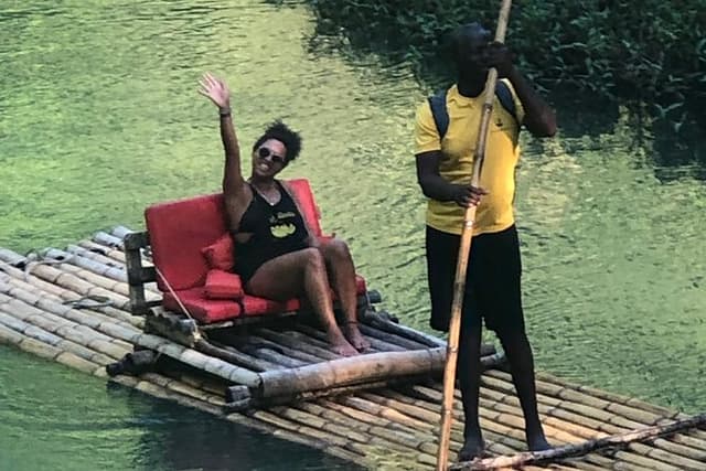 Jamaica Martha Brae Bamboo Rafting with Bus Transportation