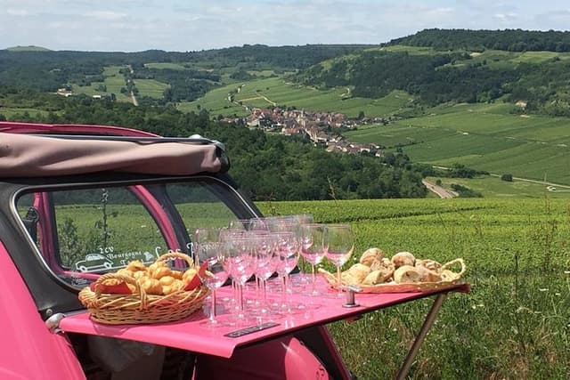 Unusual exploration of the terroirs of Burgundy in 2CV - from 6 people