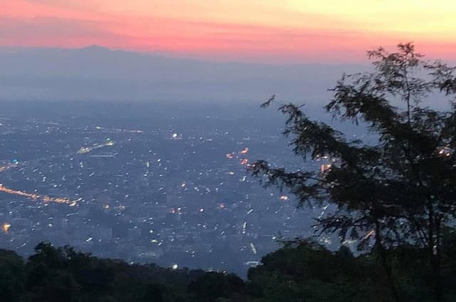 Doi Suthep Temple. It's a must see in Chiang Mai !!!