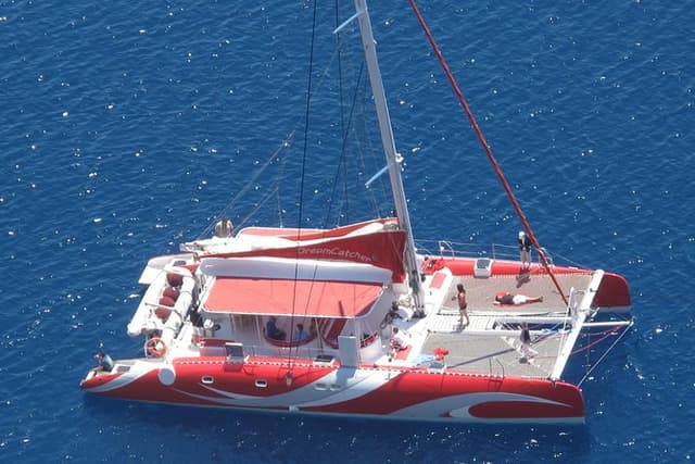 Santorini Sailing Dream Catcher with BBQ Lunch and Drinks