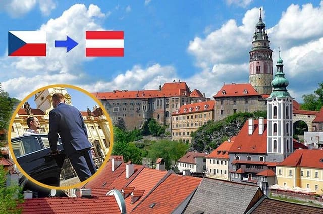 Private Transfer from Prague to Salzburg with a Stopover in Cesky Krumlov